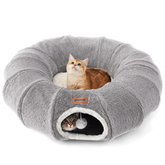 ZOMISA Cat Tunnel Bed S-shape encourages interactive exploration