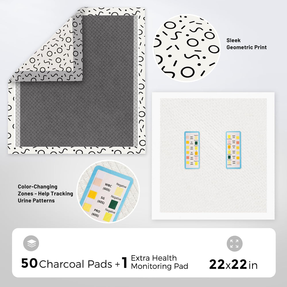 ZOMISIA charcoal-absorbent pad with 6-layer core soaks up liquids efficiently.