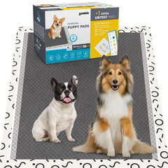 ZOMISIA charcoal puppy pad extralarge 28x34 image1 highlights instant absorption for clean floors
