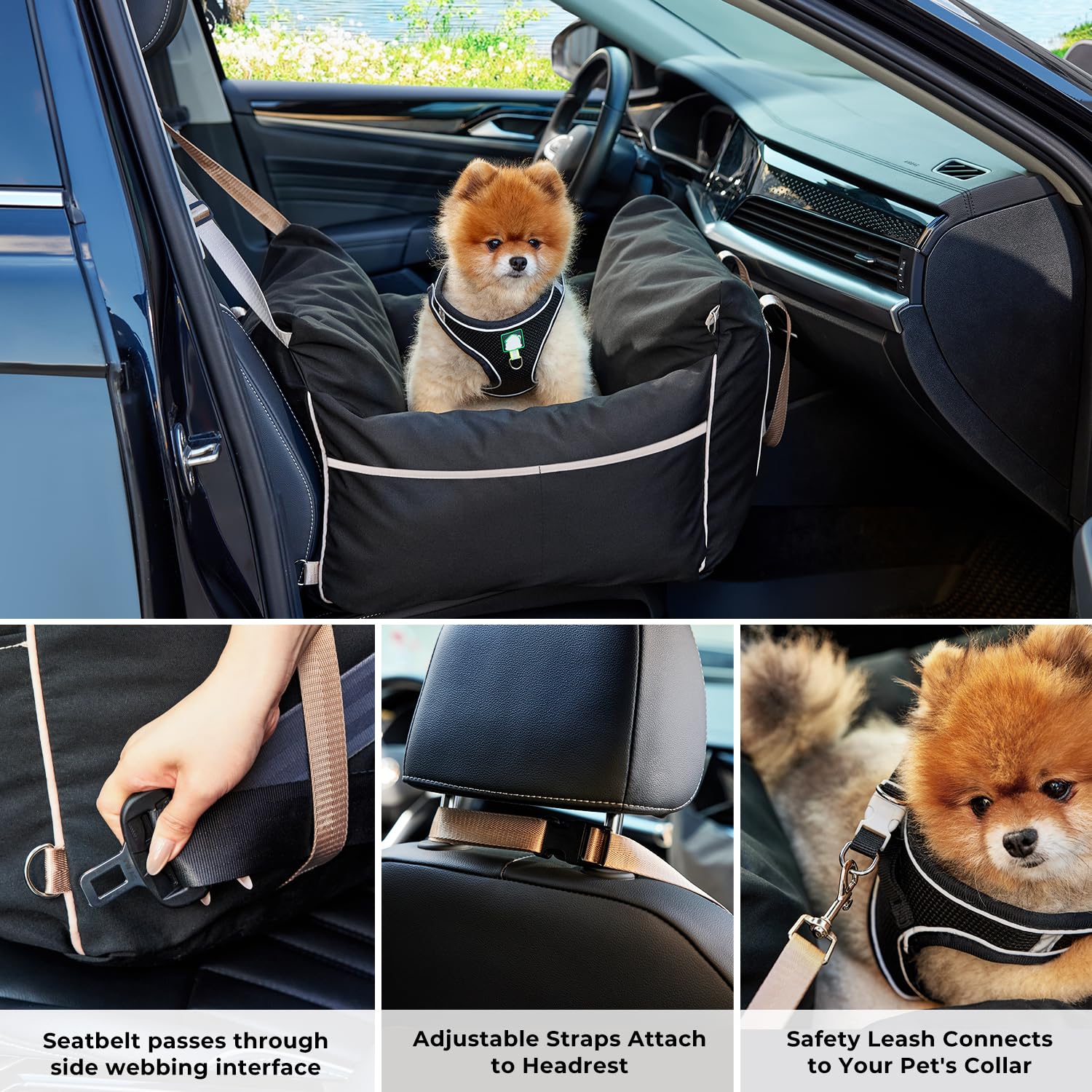 ZOMISIA safety leash clip highlights added control while driving