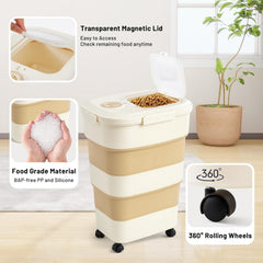 ZOMISIA dog food container date tracker helps monitor freshness