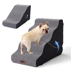 ZOMISIA dog ramp 2in1 design enables easy bed or couch access.