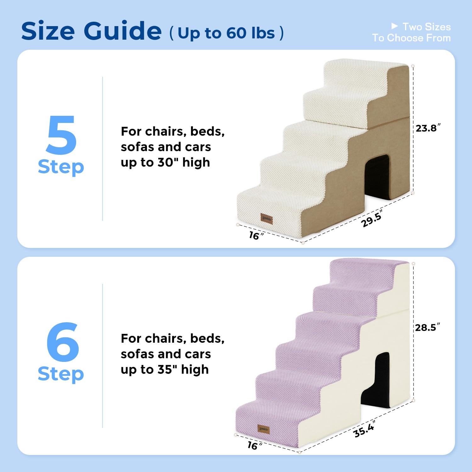 ZOMISIA dog steps tunnel for cat play enhances multi-pet interaction