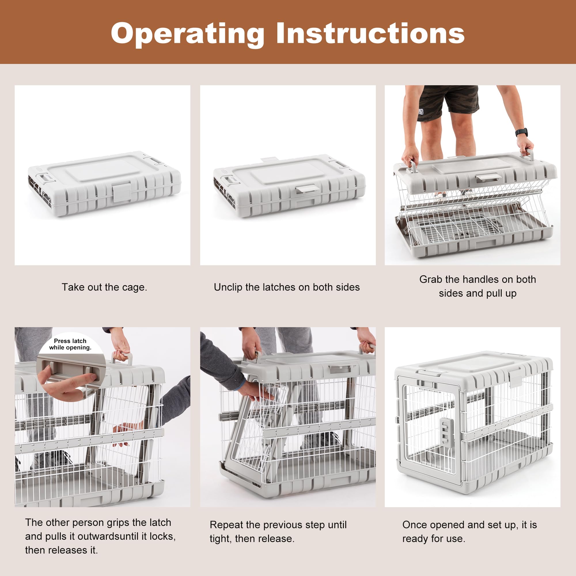 ZOMISIA durable escape-proof construction for secure indoor safety for dogs.