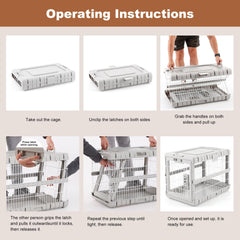 ZOMISIA durable escape-proof construction for secure indoor safety for dogs.