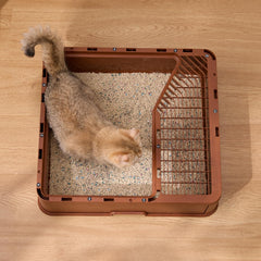 ZOMISIA enclosed design traps litter and odors for private use.
