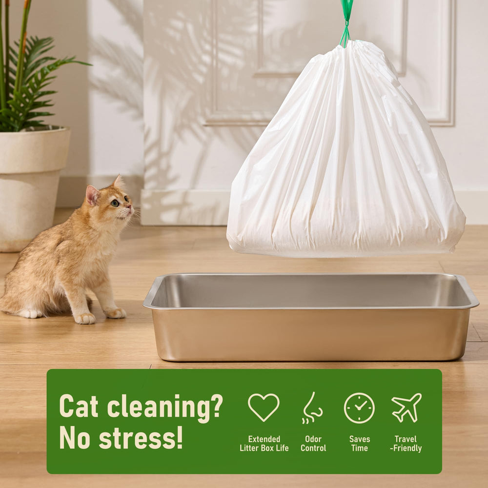 ZOMISIA liner fitted inside an open-style litter box