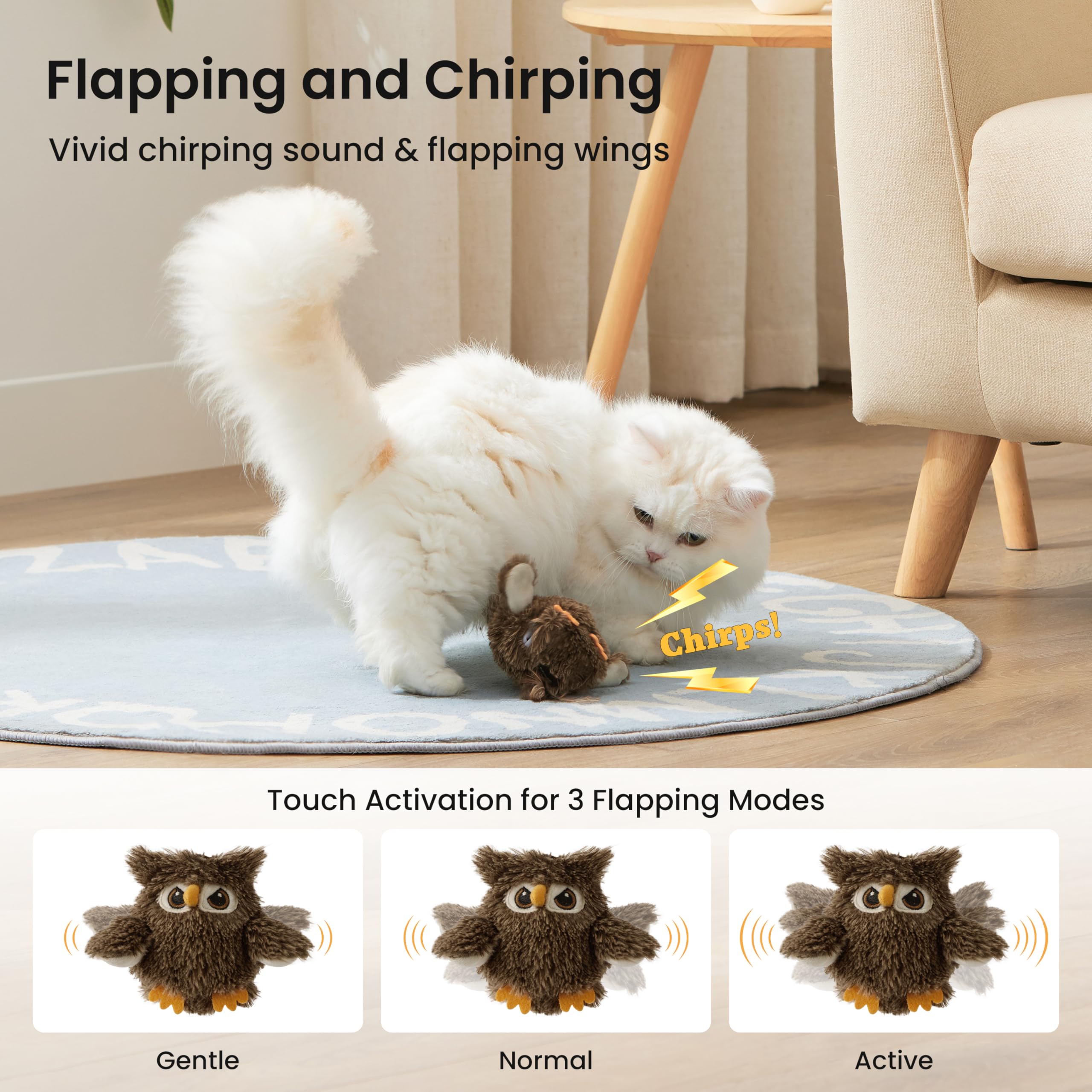 ZOMISIA Flappy Bird Toy chirping sound sparks exploration and play.