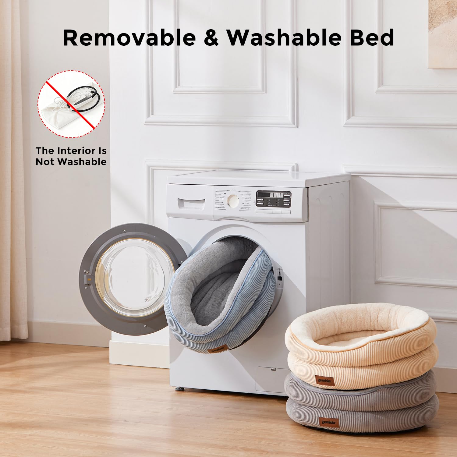 ZOMISIA heated-cat-bed-care-guide aids safe, long-lasting use.