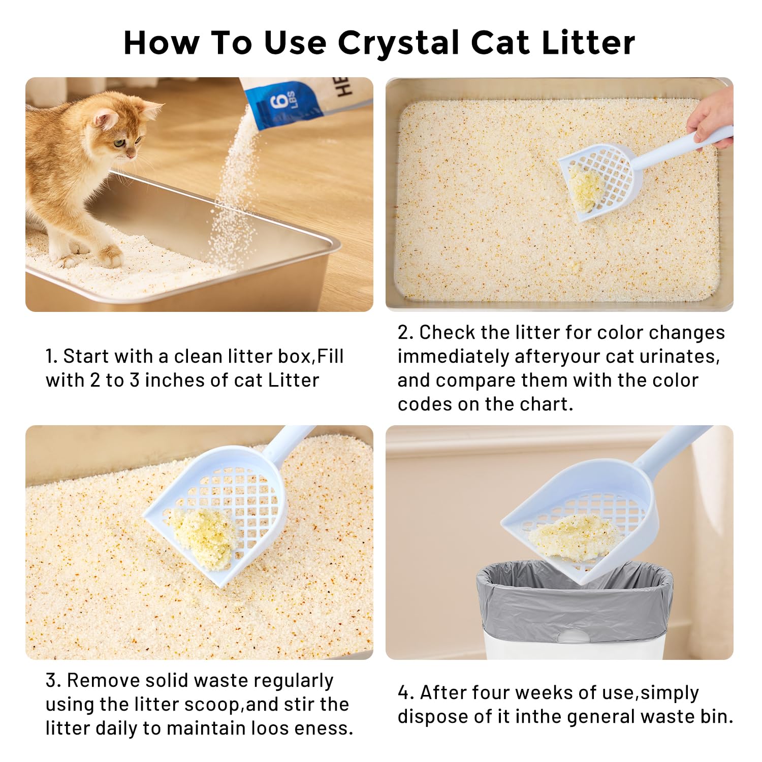 ZOMISIA lightweight unscented litter for easier handling and reduced tracking
