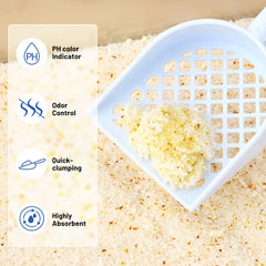 ZOMISIA odor-control silica litter sealing in smells around the box