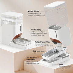 ZOMISIA recessed handles enable easy lifting and spill-free placement.