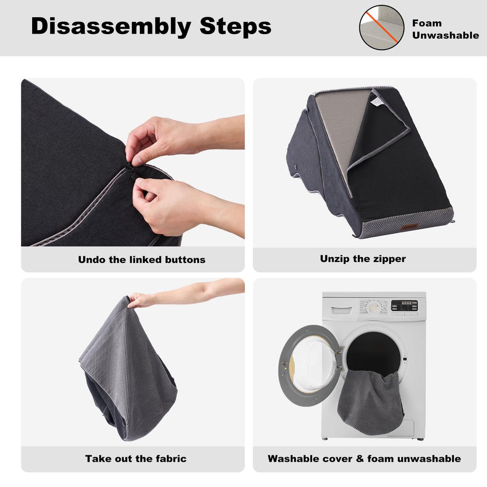 ZOMISIA removable cover is machine washable for quick cleanup.