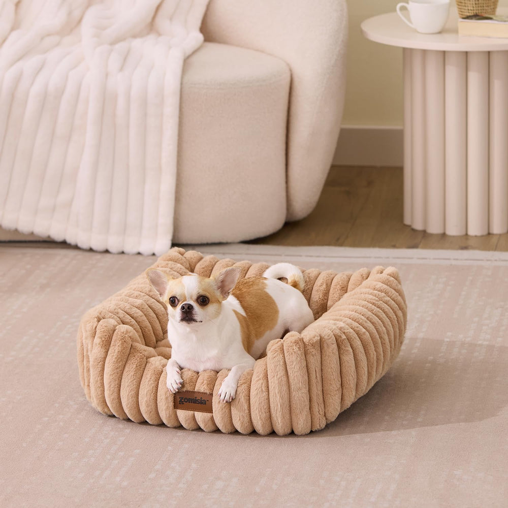 ZOMISIA small bed size 20x19x7 inches fits small dogs and cats