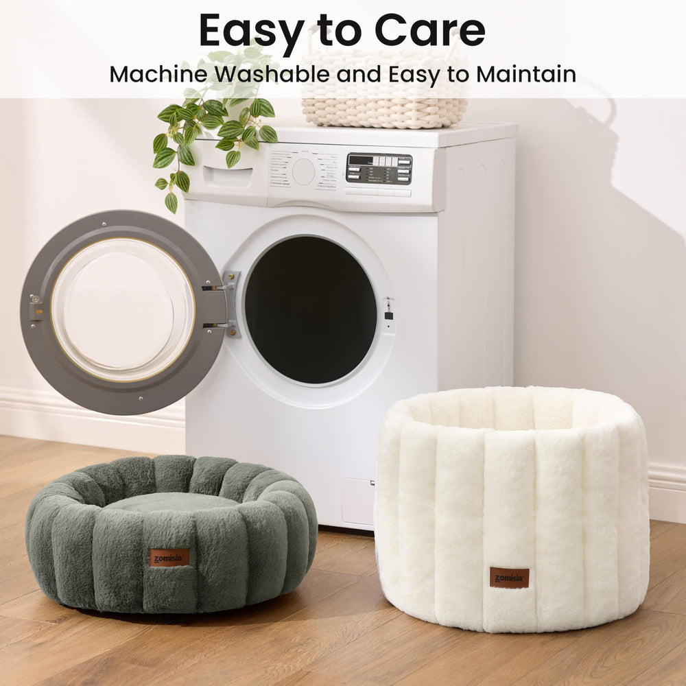 ZOMISIA versatile pet bed folds flat or stands upright