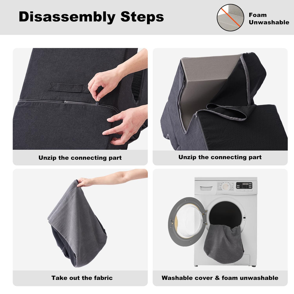 ZOMISIA zipper-2-in-1 design simplifies switching configurations.