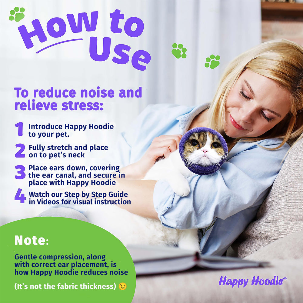 ZONI PETS Happy Hoodie ideal para sesiones de baño y secado sin estrés