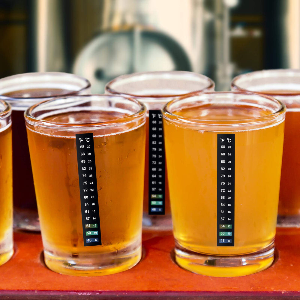 Zonon thermometer strip 48-pieces pack: economical batch for multiple fermentation projects