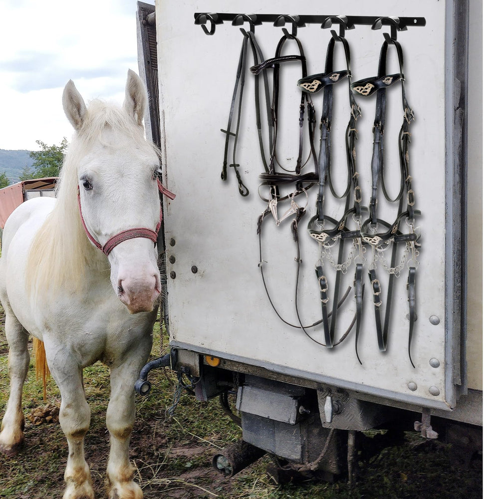 Zonon easy install bridle hooks simplify stable setup.