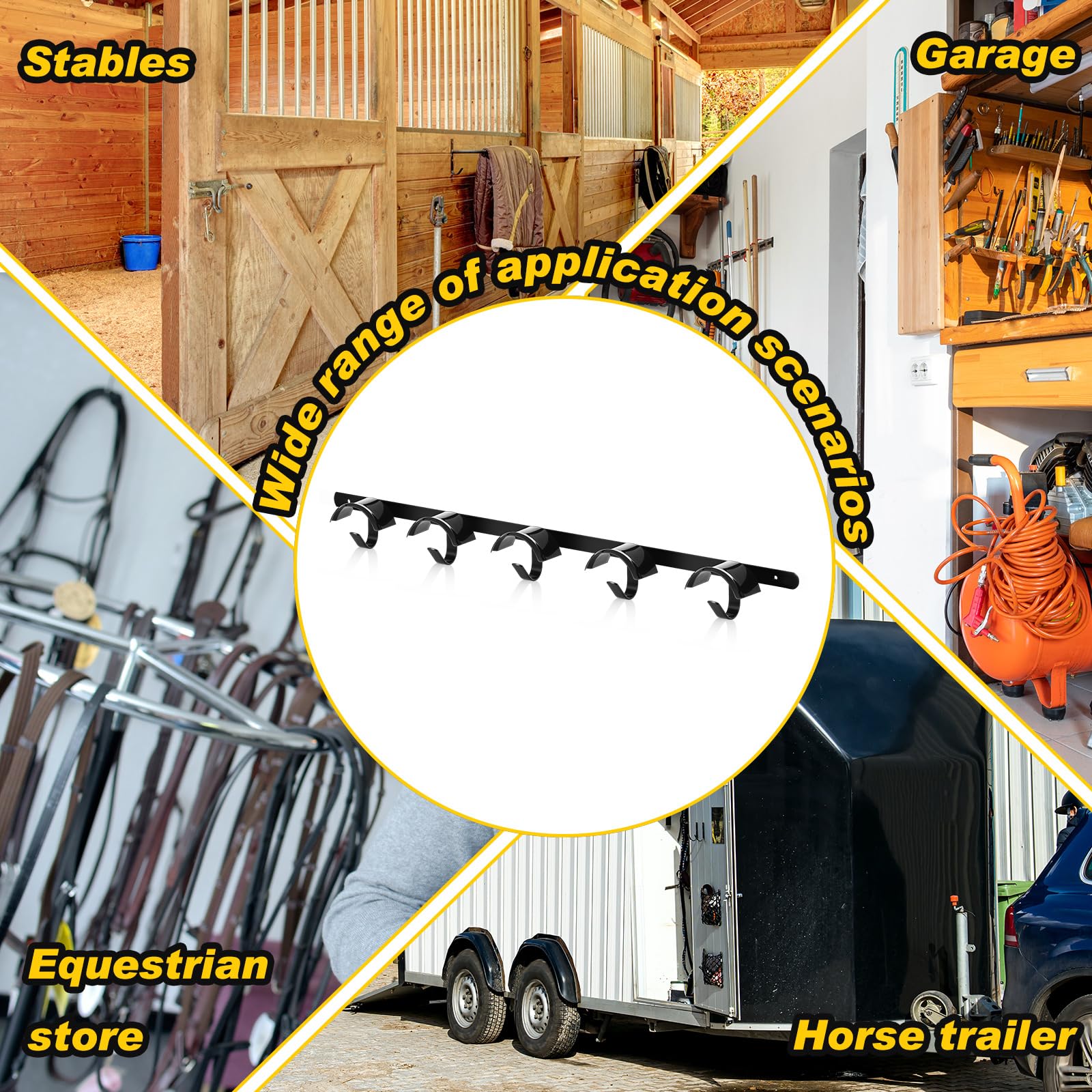Zonon equine gift bridle hooks are portable and practical.