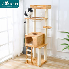 Zonoria Zephyria enclosed cave offers a secure hideaway for cats.