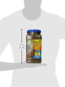 Zoo Med Growth Formula micro pellets support juvenile turtle nutrition.