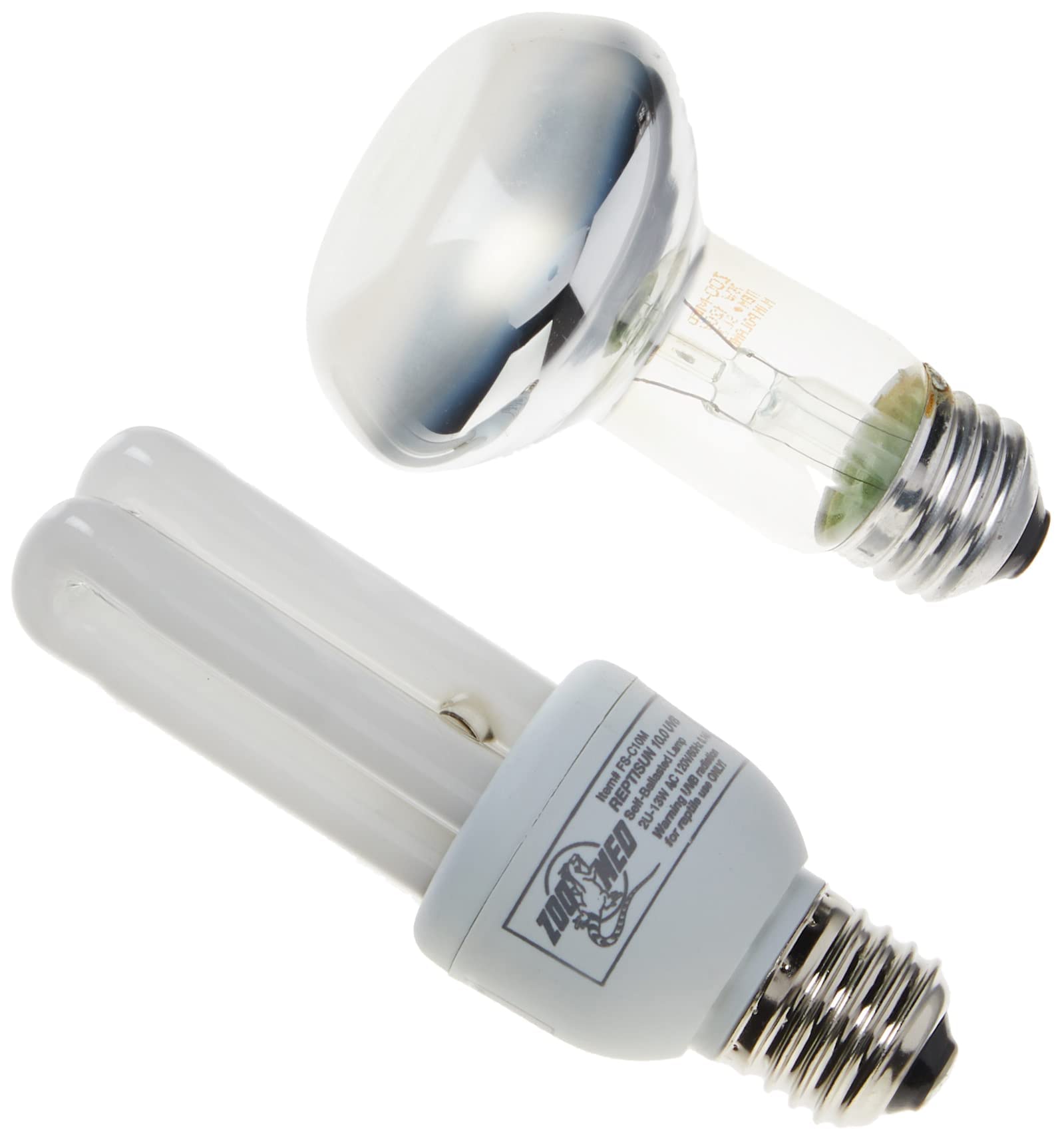 Zoo Med reflector design concentrates heat and light for efficient basking.