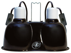 Zoo Med Combo Mini Deep Dome Clamp Lamp switches provide easy heat and UV control.