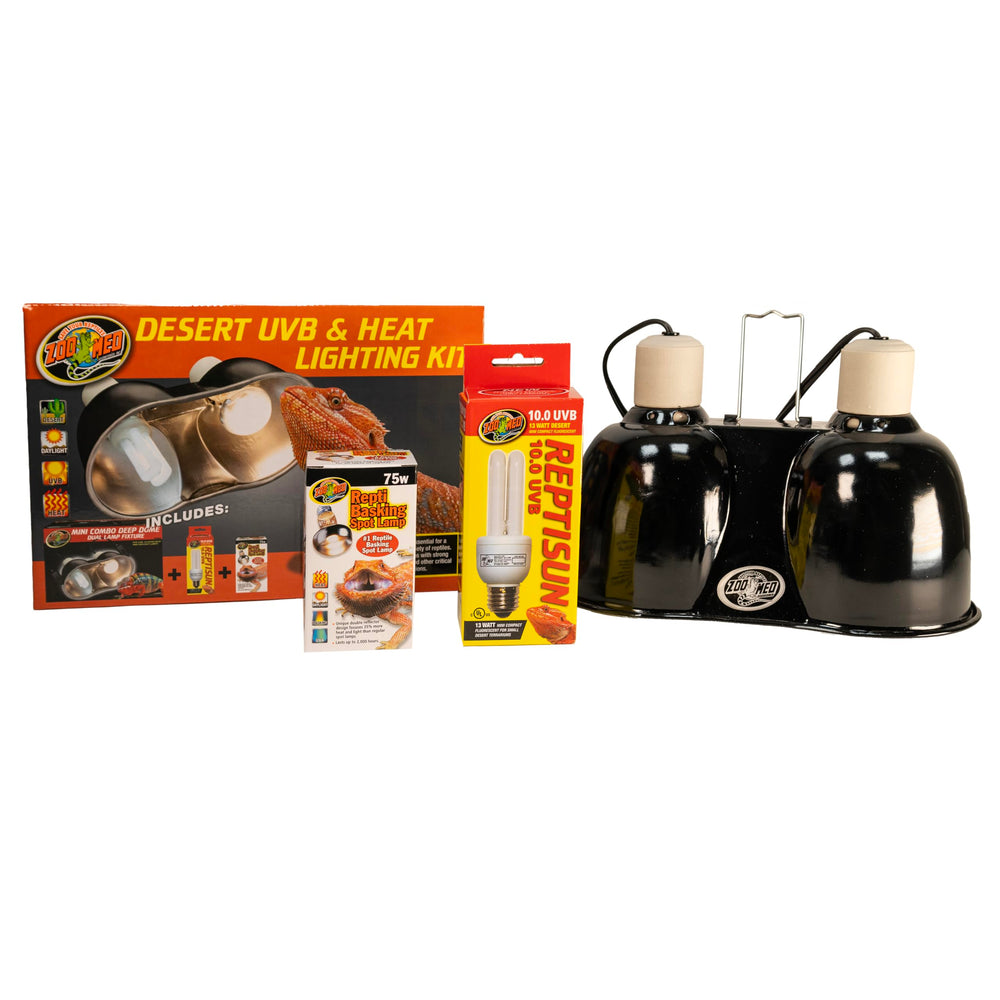 Zoo Med ReptiSun 10.0 UVB 13W lamp delivers UVB and UVA
