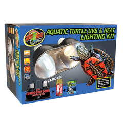 Zoo Med dual fixture basking-spot lamp provides convenient integrated lighting