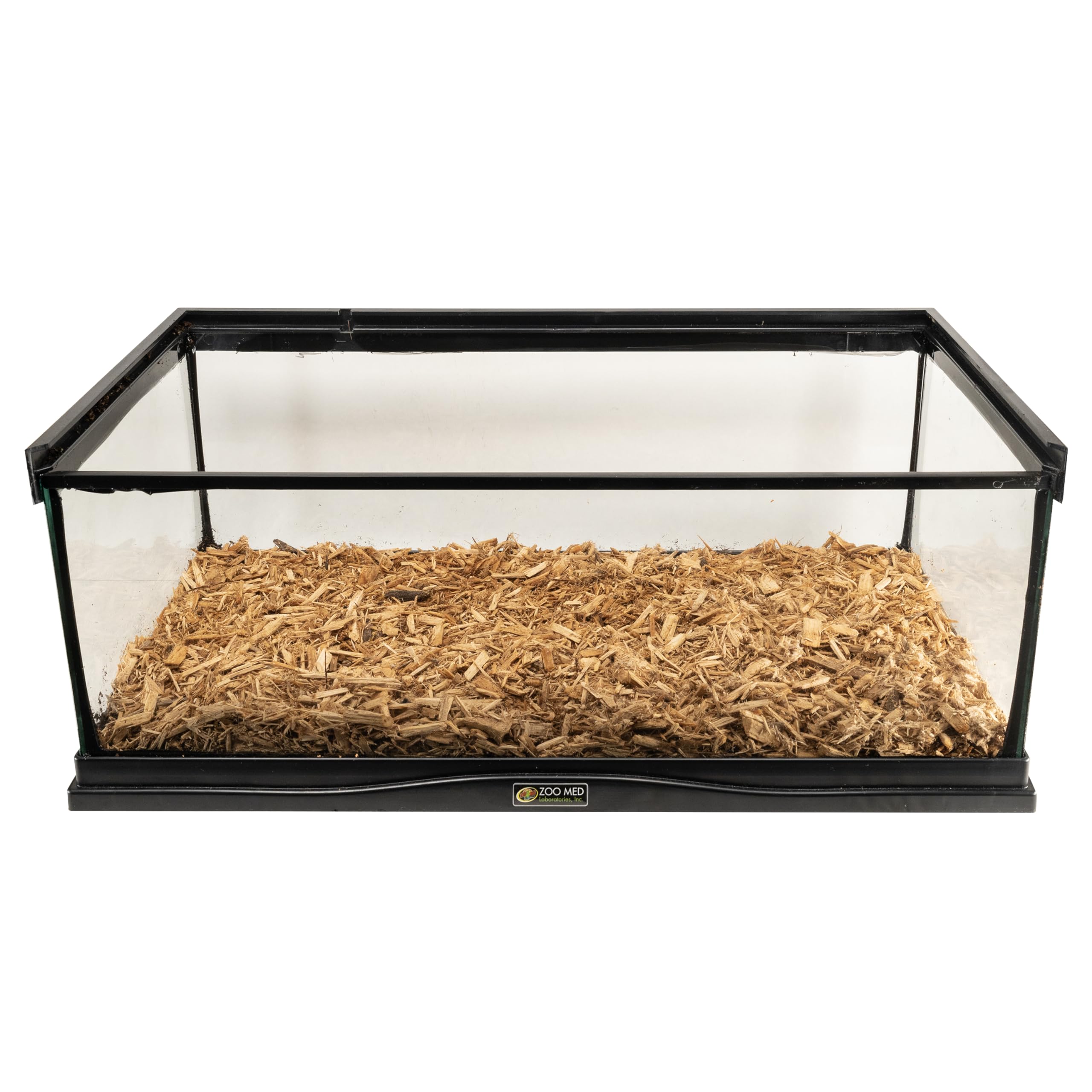 Zoo Med Forest Floor Bedding amphibians-invertebrates scene promotes humid terrarium environment.