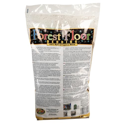 Zoo Med Forest Floor Bedding moisture-retention close-up helps maintain humidity.