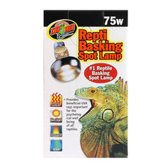 Zoo Med Repti Basking Spot Lamp 75W pack-3 product image showing replacement bulbs