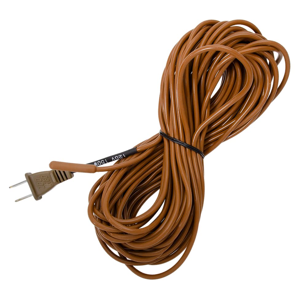 Zoo Med Repti Heat Cable under tank setup provides discreet terrarium heat.