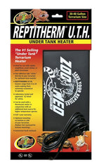 Zoo Med ReptiTherm in-terrarium setup establishes a reliable warm zone.