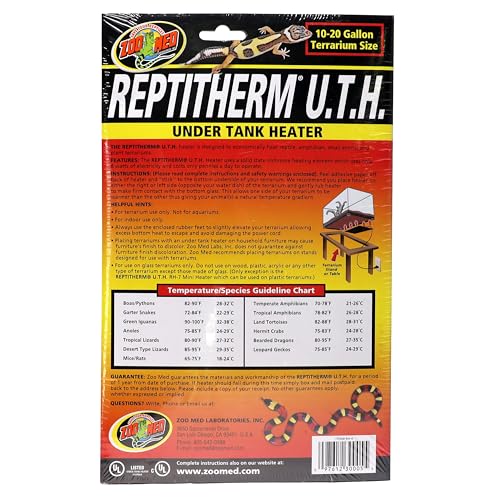 Close-up of Zoo Med ReptiTherm undertank heater reveals durable build for reliable use.