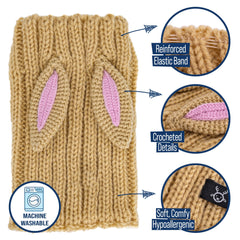 Zoo Snoods elastic neck-band closeup: adjustable fit enhances security.