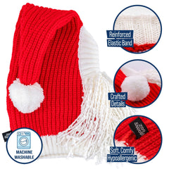 Zoo Snoods elastic neck-band feature boosts adjustable comfort for a secure fit.