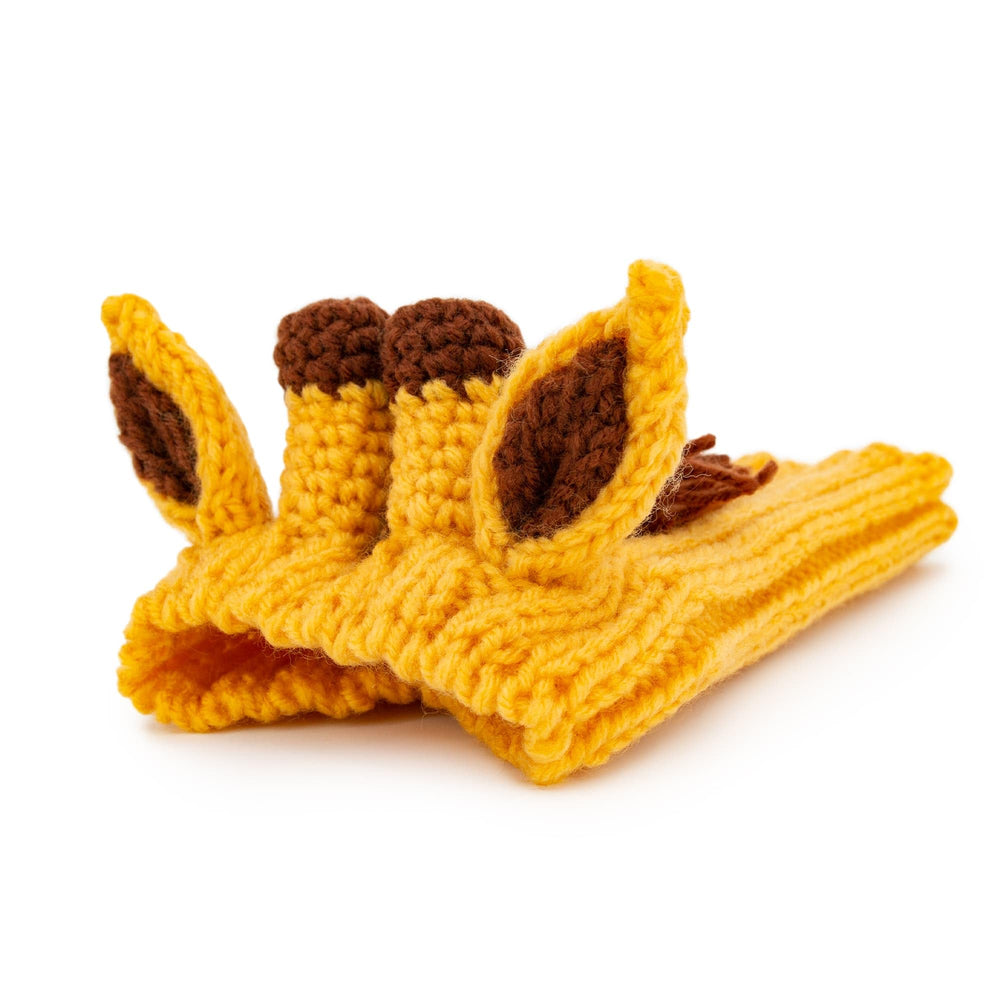 Zoo Snoods knit-dog-snood-ear-wrap providing ear protection and cozy warmth