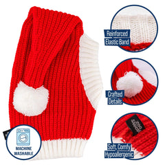 Zoo Snoods small-dog size worn by a Chihuahua, offering warmth and dependable fit
