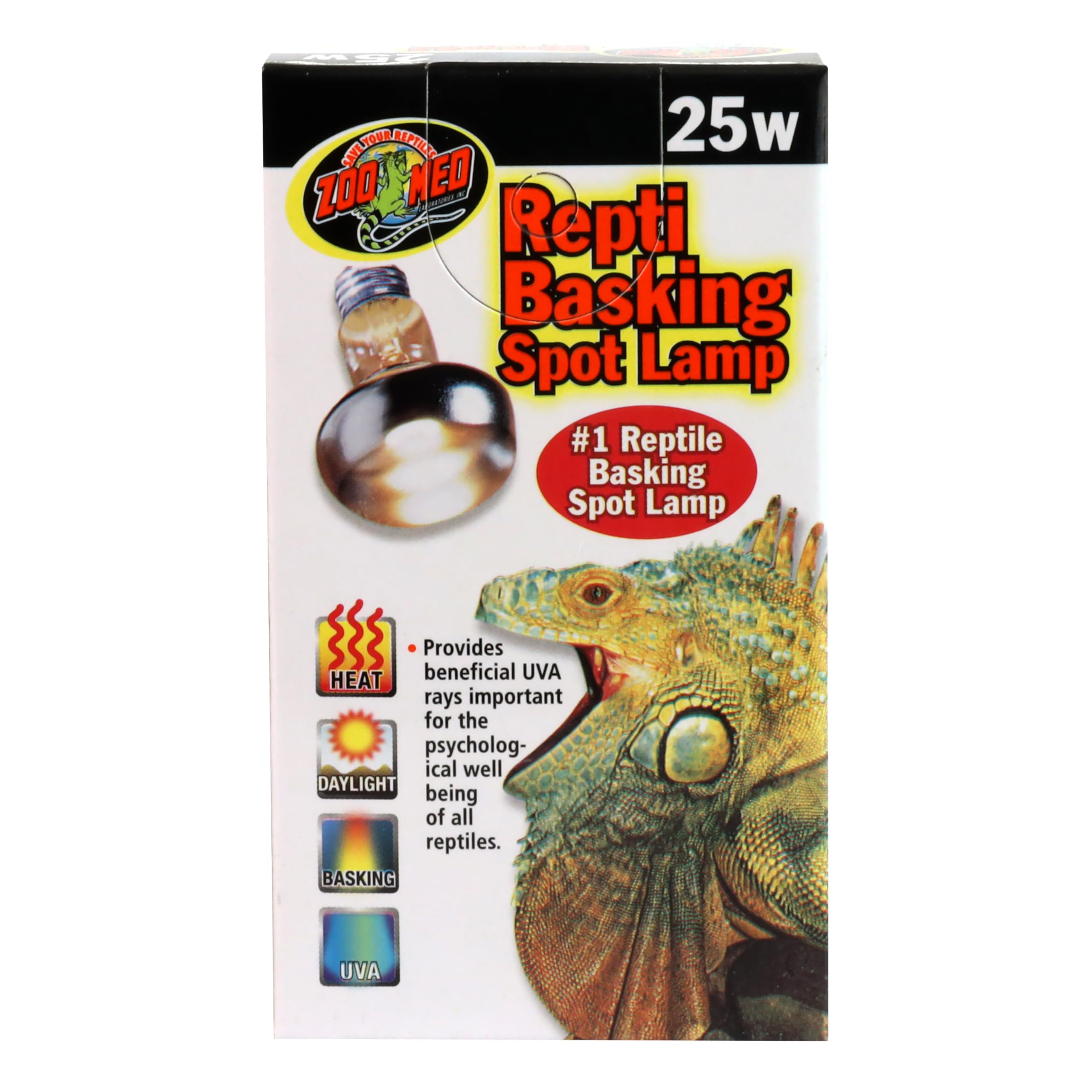 Zoo Med Reptile Basking Spot Lamp 25W terrarium-setup shows easy installation and proper heat placement.