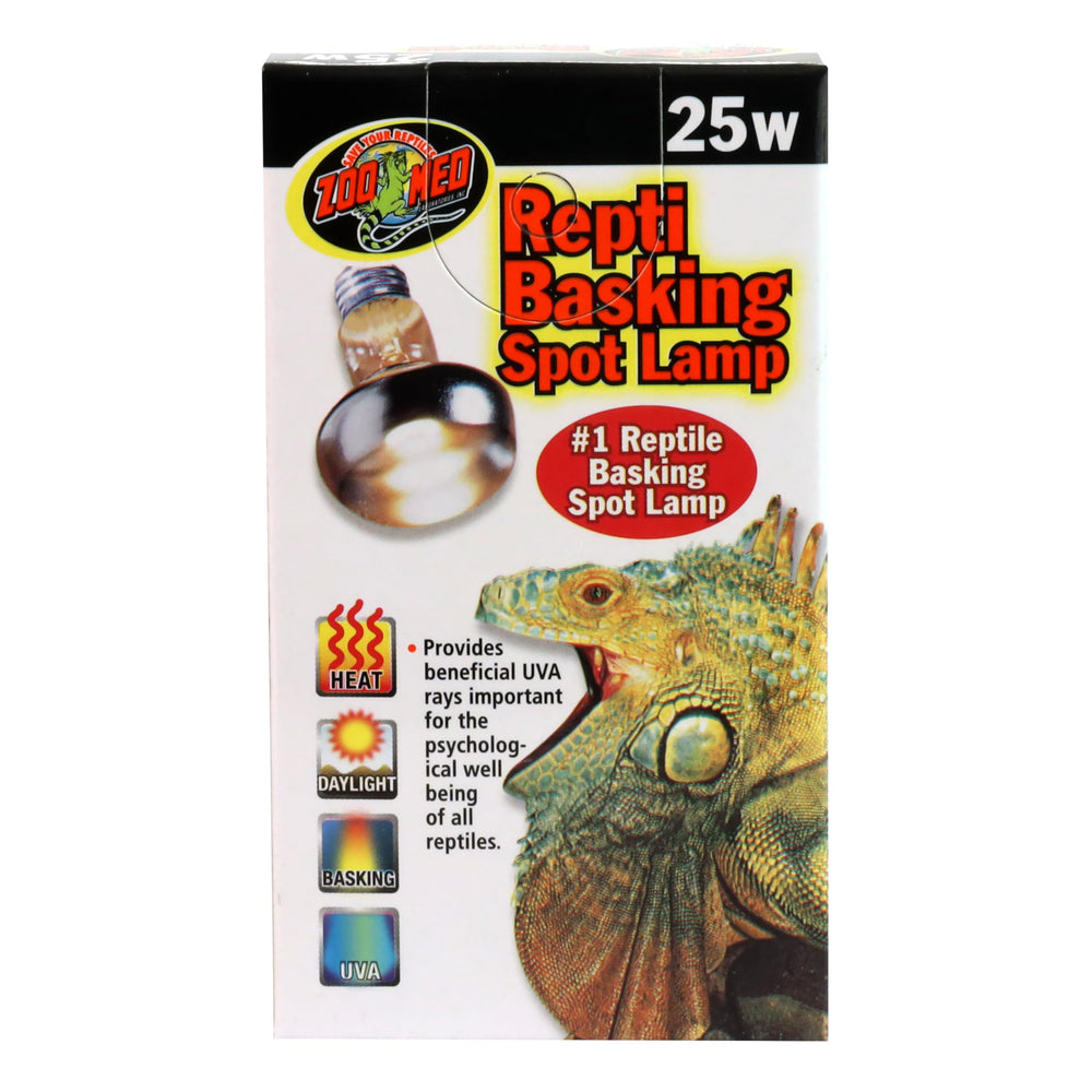 Zoo Med Reptile Basking Spot Lamp 25W terrarium-setup shows easy installation and proper heat placement.