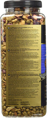 Zoo Med Gourmet Aquatic Turtle Food 2-pack with floating dock display for basking.