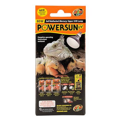 Zoo Med PowerSun UV Bulb 80W UV output arc for large terrariums