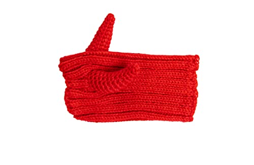 Zoo Snoods Red Devil Dog Costume adjustable-fit feature for larger breeds.