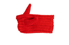 Zoo Snoods Red Devil Dog Costume adjustable-fit feature for larger breeds.