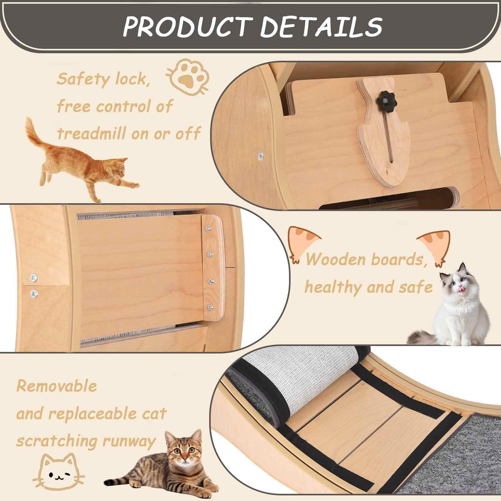 ZooVibe cat exercise wheel compact storage keeps it tucked away when not in use.
