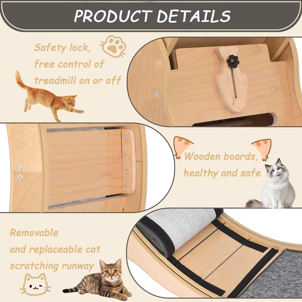 ZooVibe cat exercise wheel compact storage keeps it tucked away when not in use.
