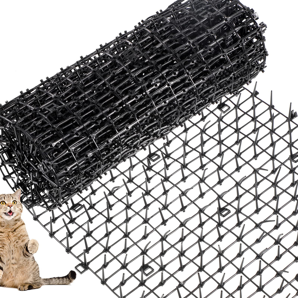 Zopeal cat repellent mat 79x12 roll helps define pet-free indoor spaces.