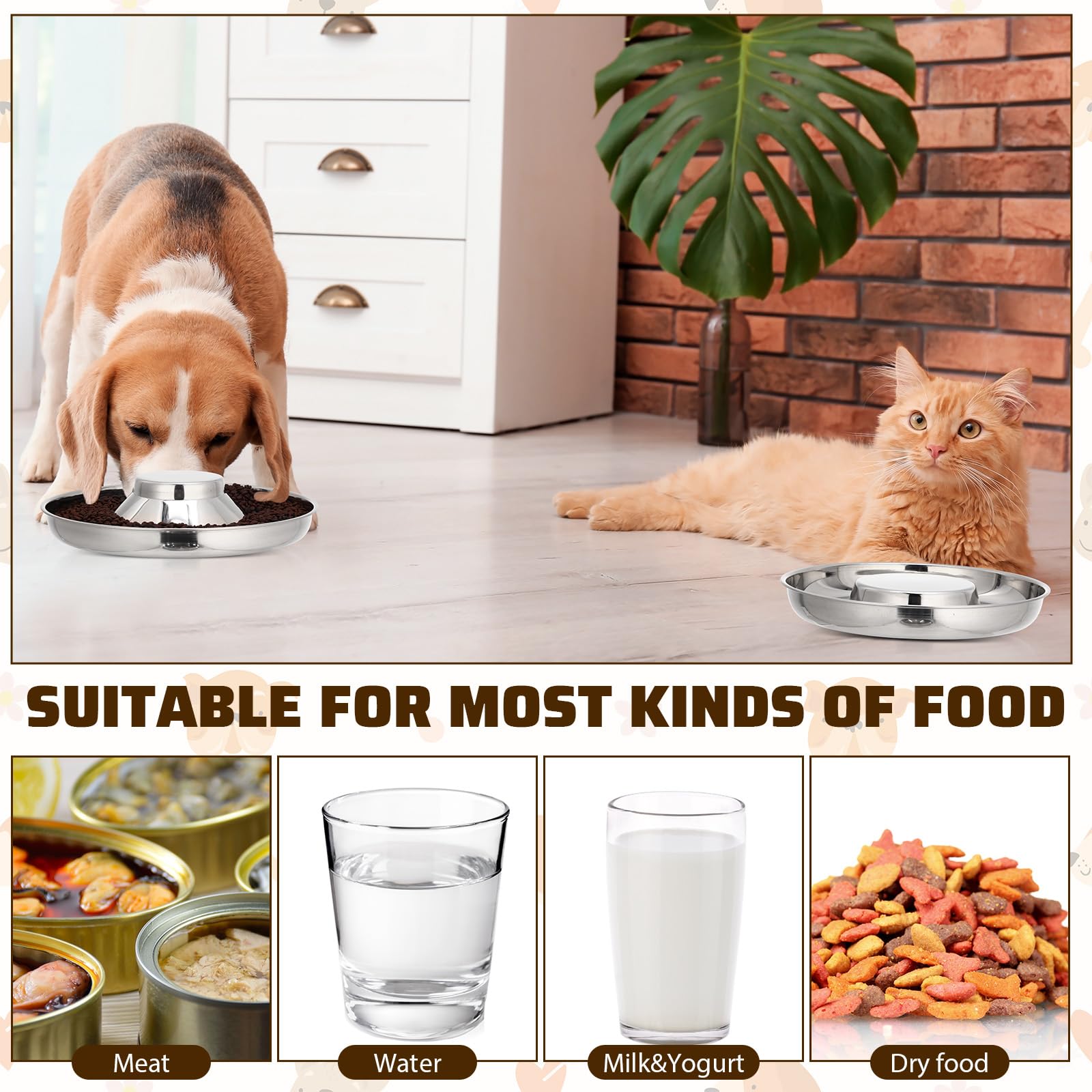 Zopeal portable bowls are travel-ready and dishwasher-safe for on-the-go feeding